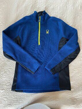 Spyder zip front Pullover Sz M